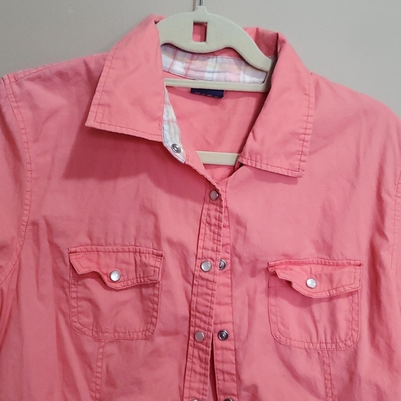 Bum Equipment Coral Button-Up Short Sleeve Shirt - Picture 2 of 5